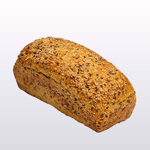 Bilde av Kornbrød – et grovt og næringsrikt brød bakt med en balansert blanding av mel, korn og frø, perfekt til frokost og lunsj.