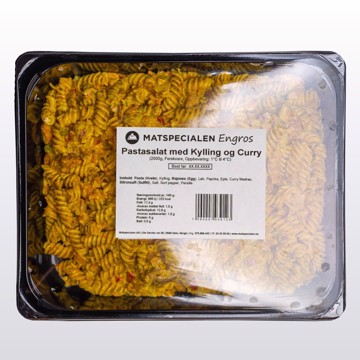 Engros Pastasalat med Kylling og Curry 3 X 2 kg
