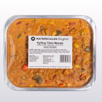 Engros Kylling Tikka Masala 4 x 2,5 kg
