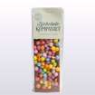 Bilde av Barnas Favoritt sjokoladeplate fra Sjokoladekompaniet, laget med en kombinasjon av myk melkesjokolade, søt karamellsjokolade og fargerike sjokoladelinser. En festlig og smakfull sjokoladeopplevelse som passer perfekt til bursdager og koselige stunder.